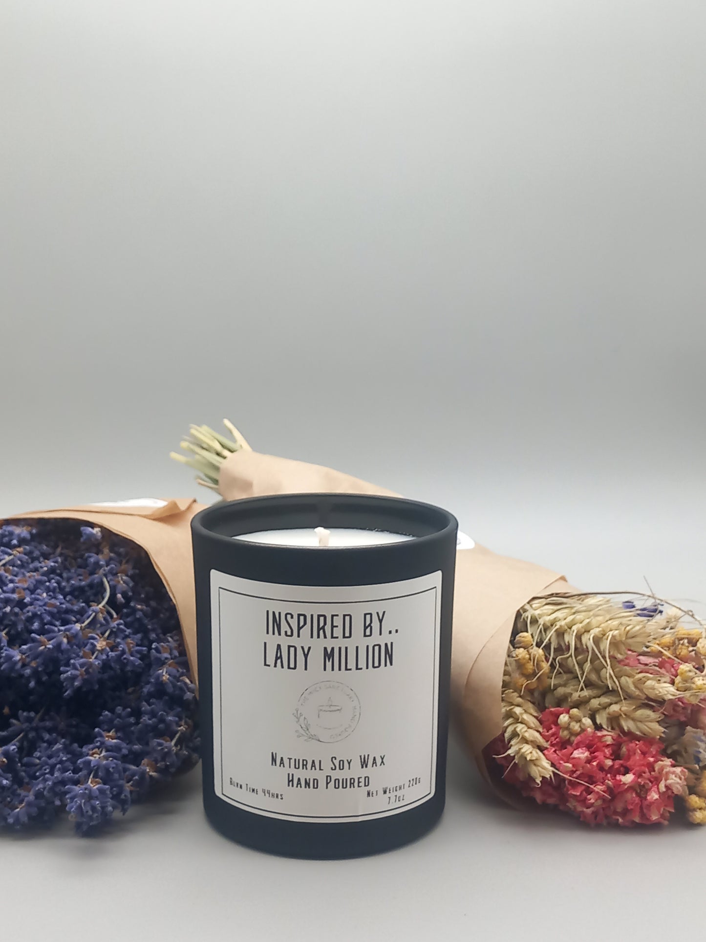 Inspired by Lady Million Large Candle