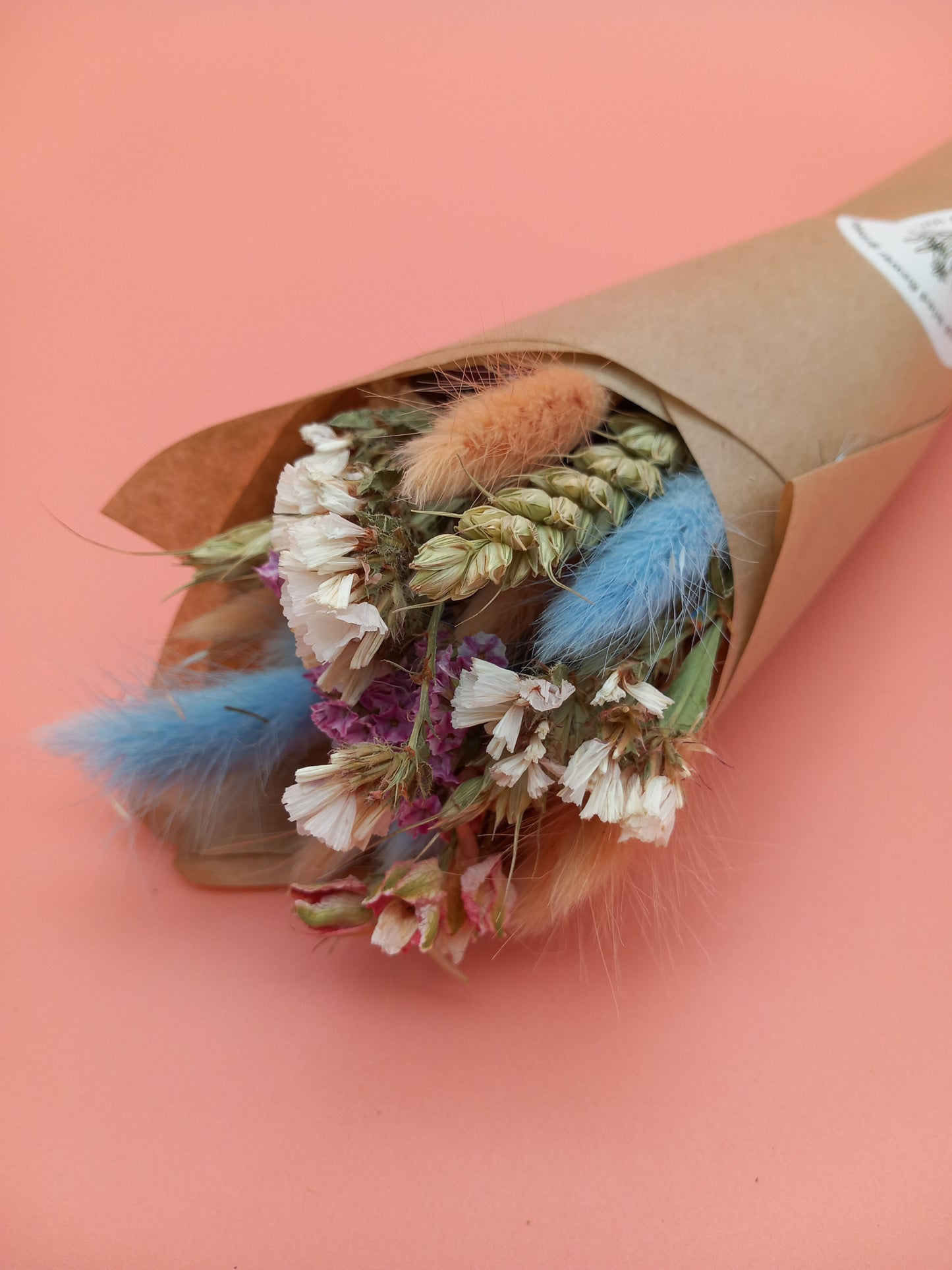Mini Pastel Dried Flower Bouquet