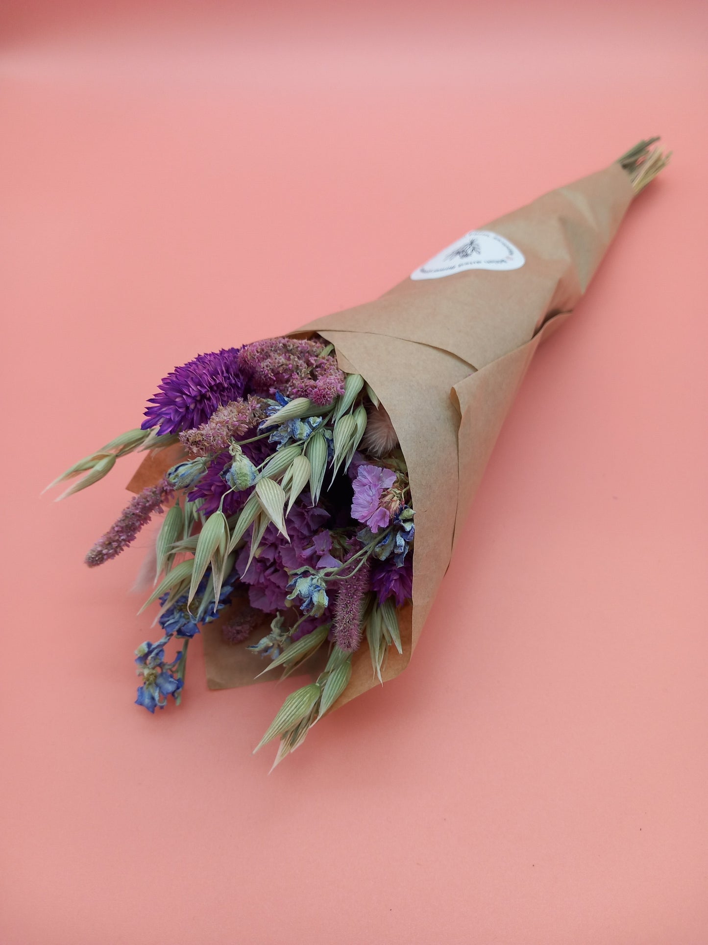 Mini Violet Dried Flower Bouquet