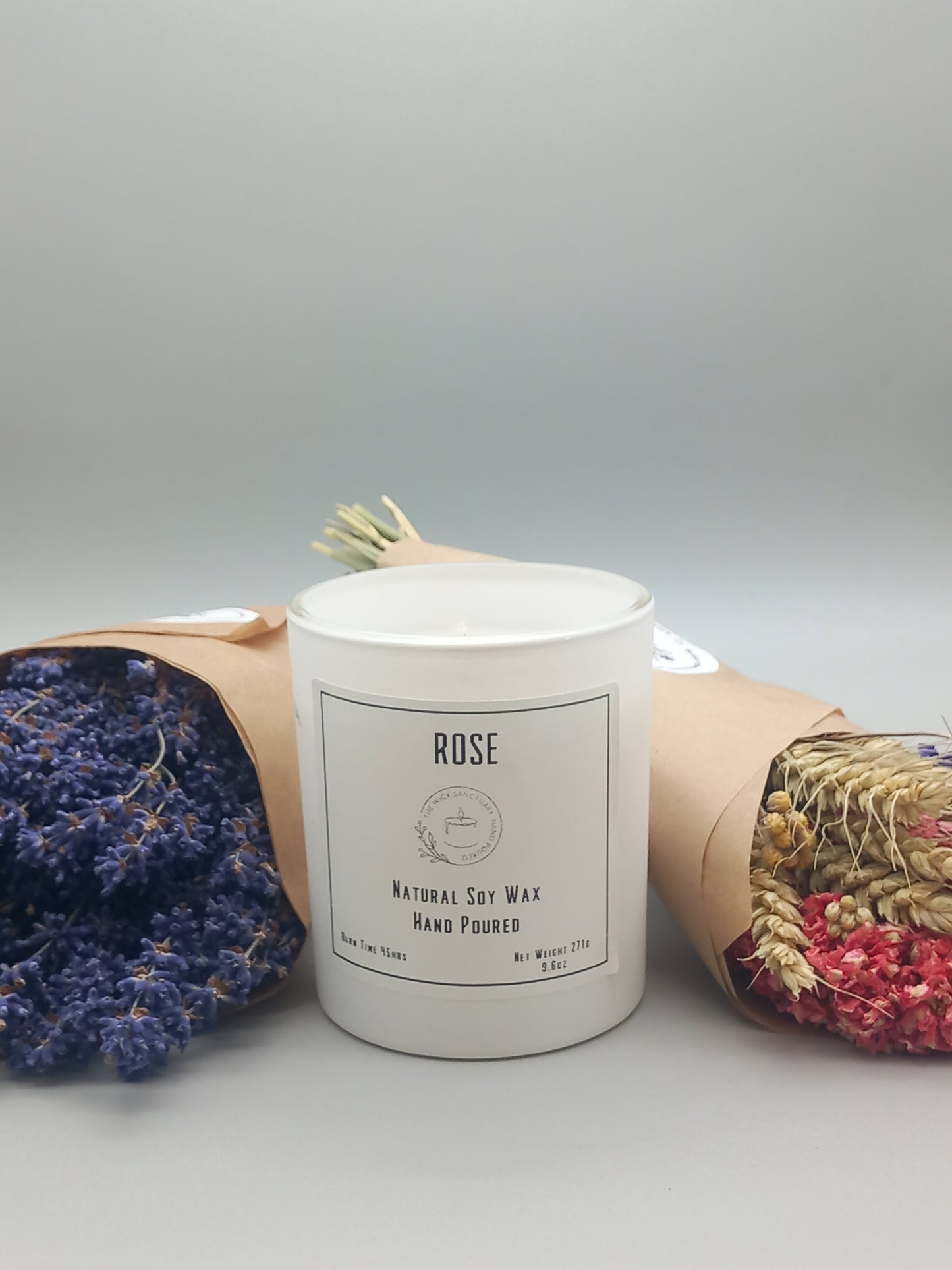 Rose Large Candle