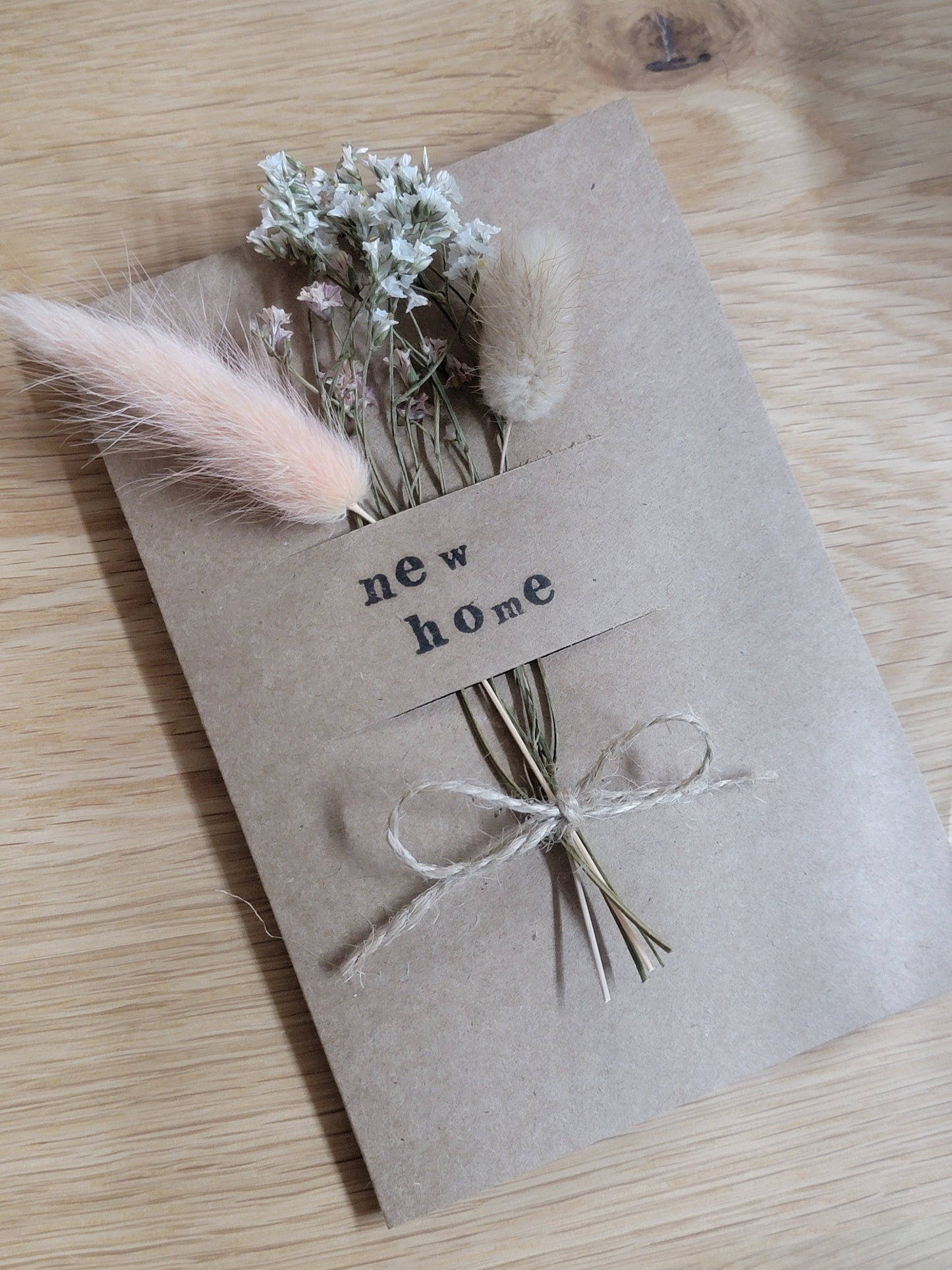 Handmade Celebration Cards with Dried Flowers
