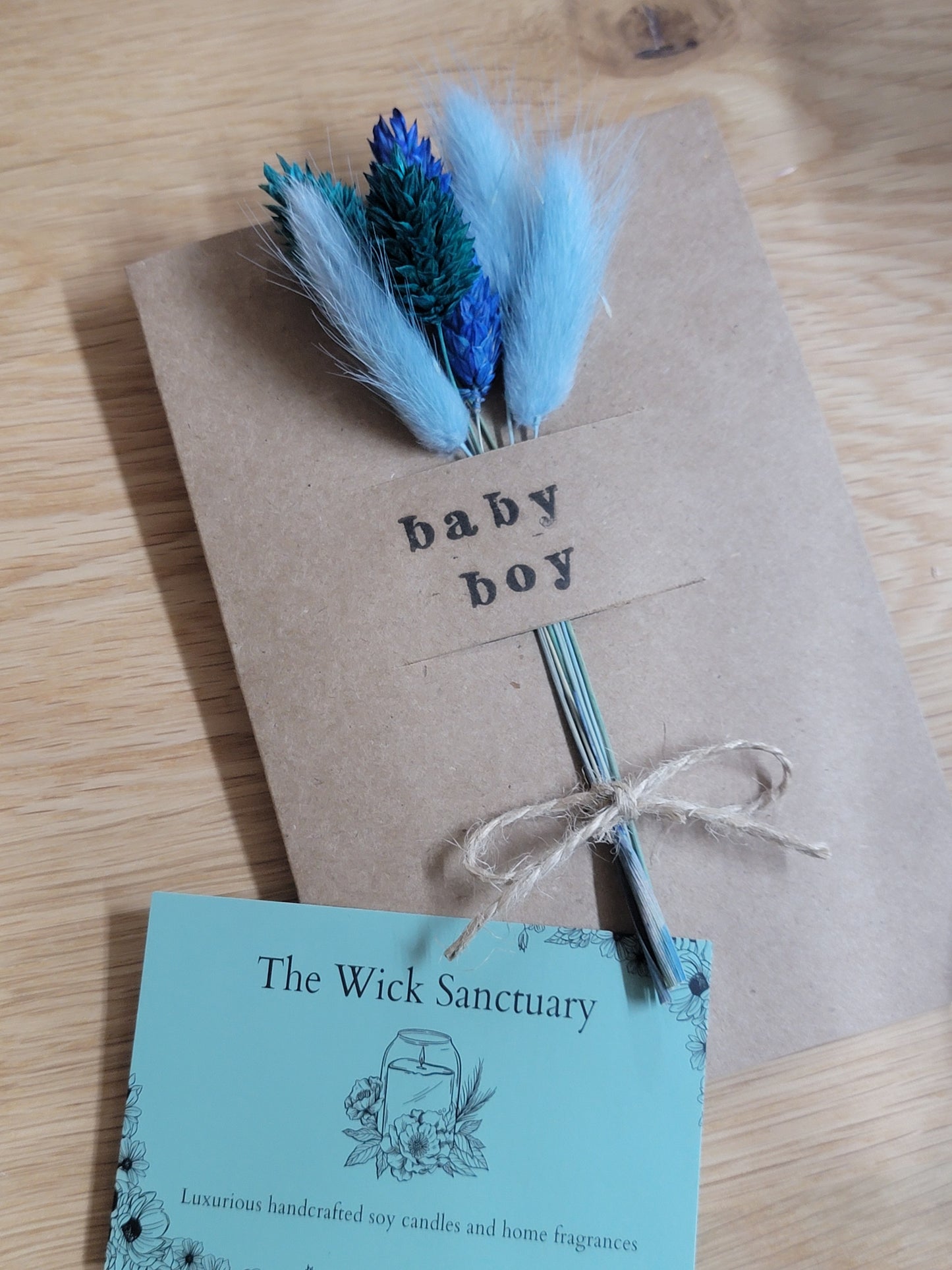 Handmade Celebration Cards with Dried Flowers