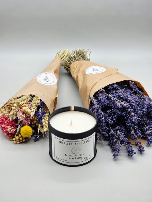 Inspired by La Vie est Belle Medium Candle