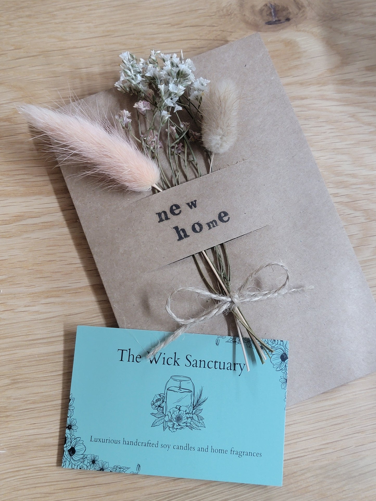 Handmade Celebration Cards with Dried Flowers