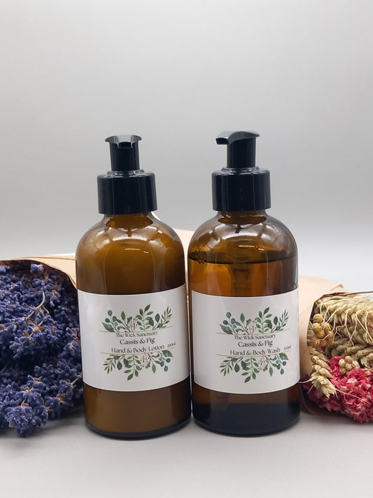 Cassis and Fig Hand & Body Wash and Lotion
