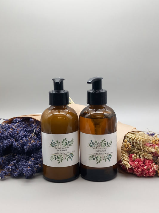 Driftwood Hand & Body Wash and Lotion